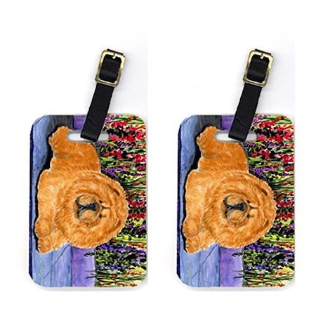 Carolines Treasures SS8601BT Chow Chow Luggage Tag - Pair 2; 4 X 2.75 In.